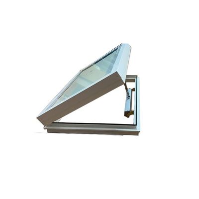 Swing open stijl elektrische aluminium dakruimte dakraam voor witte esthetiek