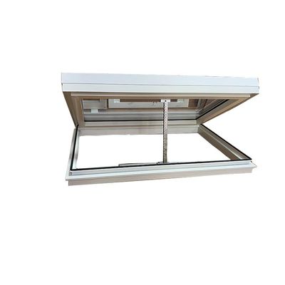 Swing open stijl elektrische aluminium dakruimte dakraam voor witte esthetiek