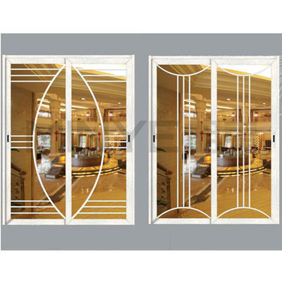 Glasdeur Houtgraan aluminium schuifdeuren met dubbelgehard glas en goed afdichting