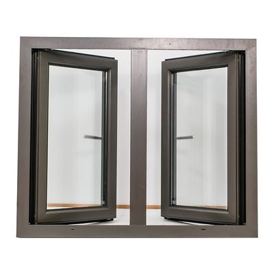 Aluminium ruiten met dubbel gehard glas en horizontale orkaan impact