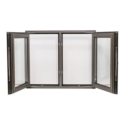 Aluminium ruiten met dubbel gehard glas en horizontale orkaan impact