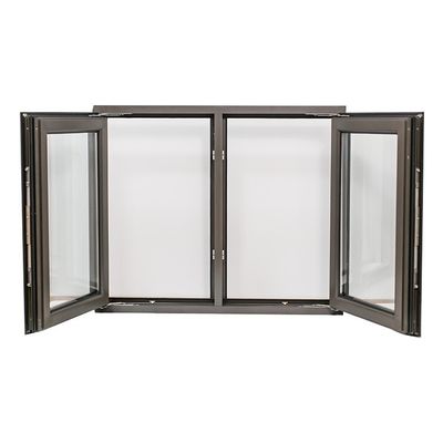 Aluminium ruiten met dubbel gehard glas en horizontale orkaan impact