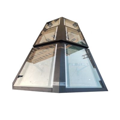 Eenvoudig/dubbel gehard glas Elektrisch open luchtscherm raam dakruimte dakruimte voor ziekenhuis