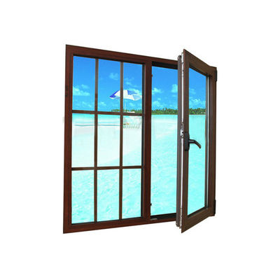 Verkoop Veranda Aluminium Casement Venster met modern ontwerp en warmte-isolatie functie