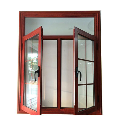 Verkoop Veranda Aluminium Casement Venster met modern ontwerp en warmte-isolatie functie