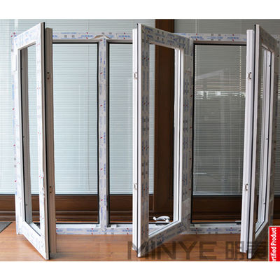 EPDM-rubberband en modern ontworpen UPVC-geboogd ruitvenster voor de Thaise markt