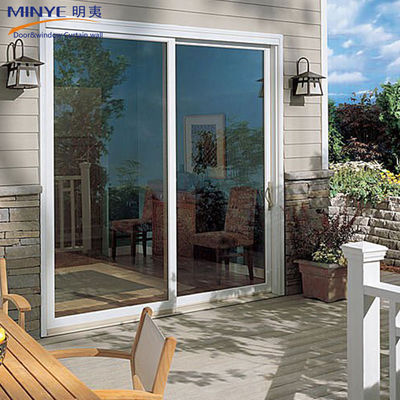 Glasdeurtype PVC/UPVC Dubbelglas schuifdeuren voor badkamer- en keukenkasten