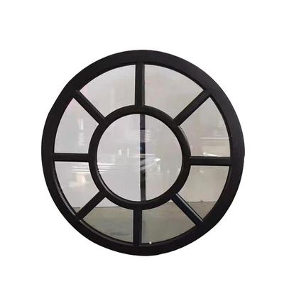 Decoratief cirkelvormig aluminium raam venster met modern ontwerp en poederbedekte afwerking