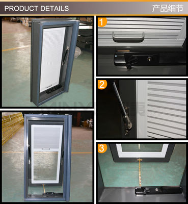 1.4mm Profieldikte Aluminium Zonneverlichting Ruitenschermontwerp voor uw project