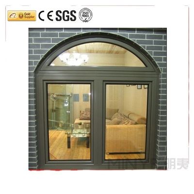 Plastic UPVC frame tuin stijl Casement ramen voor moderne huizen in modern ontwerp