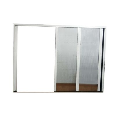 Feature Customized High Transmission Pleated/Folding Mesh Trackless Sliding Aluminium Screen Door