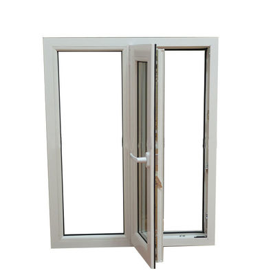 Plastic Steel Picture Window PVC Design Versterking Staal 1,2 mm Vinyl Vaste Venster