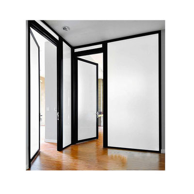Moderne design waterdicht aluminium legering geluidsdicht vouwdeur met gehard glas