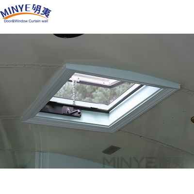Ventilatie open dak aluminium dakraam met swing open stijl en glasvezel scherm