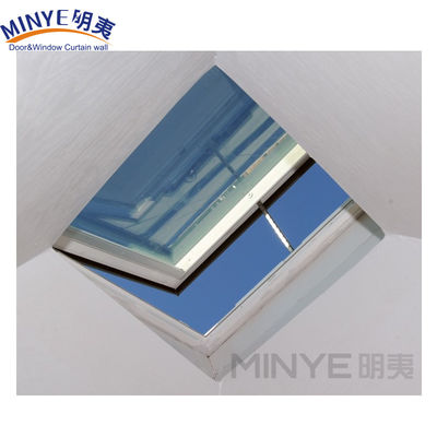 Ventilatie open dak aluminium dakraam met swing open stijl en glasvezel scherm