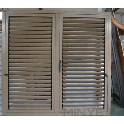 1.4mm Profieldikte Aluminium Louver Vensters voor aangepaste grootte vereisten