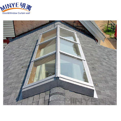 LOWE glazen dakraam Verticaal openingspatroon Houten aluminium dakraam voor prestaties
