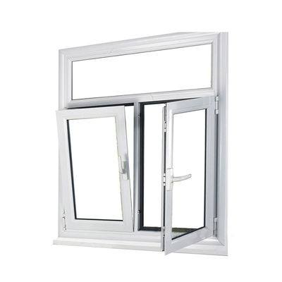 UPVC-profiel Plastic Frame Franse stijl patio ramen en deuren voor duurzaamheid buiten