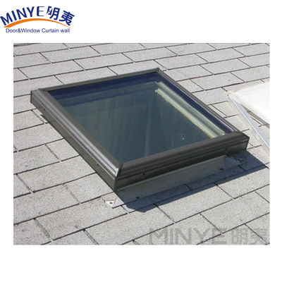 3.0mm CE Aluminium bekleding Houten profiel Moderne dubbele beglazing dakraam voor appartement