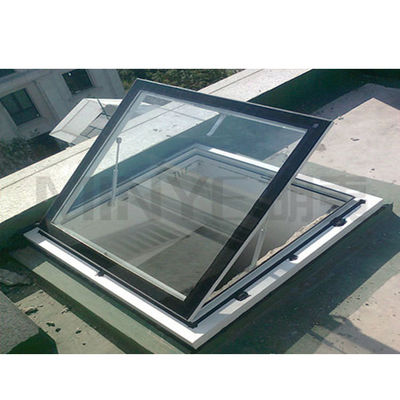3.0mm CE Aluminium bekleding Houten profiel Moderne dubbele beglazing dakraam voor appartement