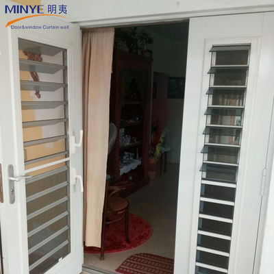 Glanz poeder gecoat hoogwaardig PVC/UPVC Jalousie Louver Windows voor duurzame luiken