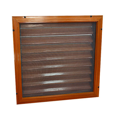 Buitenste luiken Jalousie Windows geluidsdichte houten aluminium luivers voor de prestaties