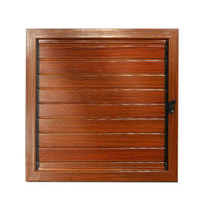 Buitenste luiken Jalousie Windows geluidsdichte houten aluminium luivers voor de prestaties