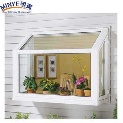 Dubbel geglazuurd dubbel gehard glas UPVC-profiel Tuinvensters voor binnen het budget