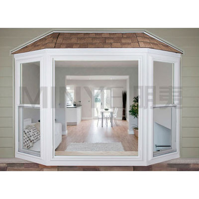 Dubbel geglazuurd dubbel gehard glas UPVC-profiel Tuinvensters voor binnen het budget