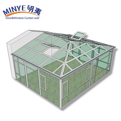 4500 pa Winddicht en 30-40db geluidsdicht Elegante tuin glazen winter zonnebaden