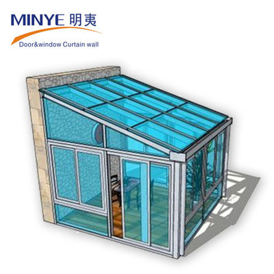 4500 pa Winddicht en 30-40db geluidsdicht Elegante tuin glazen winter zonnebaden