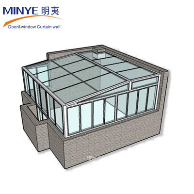 4500 pa Winddicht en 30-40db geluidsdicht Elegante tuin glazen winter zonnebaden