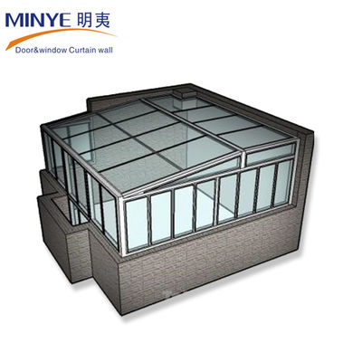 4500 pa Winddicht en 30-40db geluidsdicht Elegante tuin glazen winter zonnebaden