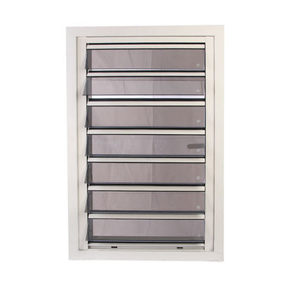 Opwaartse rolluiken van aluminiumglas met vliegscherm en aluminiumframebescherming