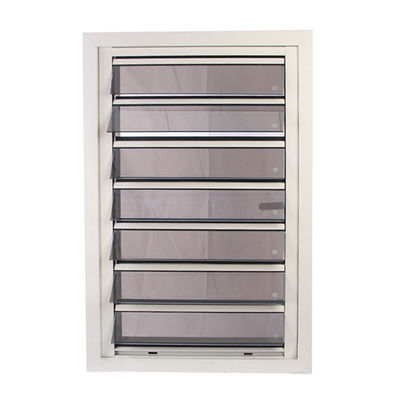 Opwaartse rolluiken van aluminiumglas met vliegscherm en aluminiumframebescherming