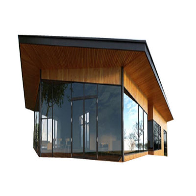 Een redelijk modern ontwerp aluminiumlegering 6063-T5 glazen zonnekamer voor woonhuizen