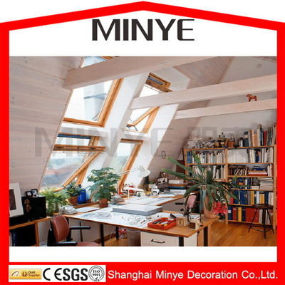 Aluminium Verticaal Open Huis Skylight Maan Dak Vensters met Glasvezel Screen Net
