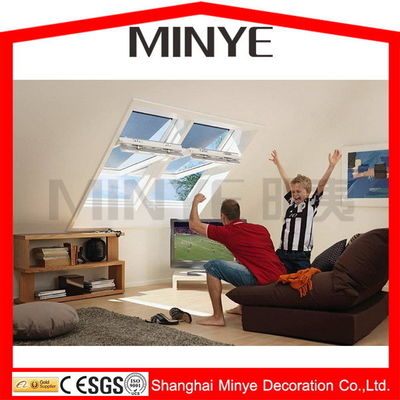 Aluminium Verticaal Open Huis Skylight Maan Dak Vensters met Glasvezel Screen Net