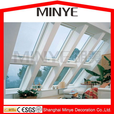 Aluminium Verticaal Open Huis Skylight Maan Dak Vensters met Glasvezel Screen Net