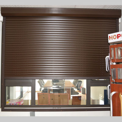 Gemakkelijke handmatige garage werking met aangepaste kleuren aluminium rolluik deur