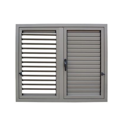 PVC-profiel Aluminium Interieurbeveiligingsluchter Venster Hurricane Impact Vensterkasten