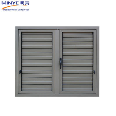 PVC-profiel Aluminium Interieurbeveiligingsluchter Venster Hurricane Impact Vensterkasten