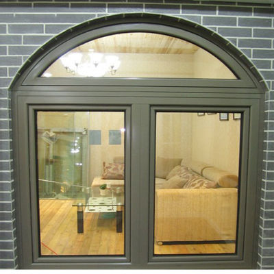 Eenvoudig/dubbel/drievoudig glas UPVC profiel ijzeren grill design venster voor huisverbetering