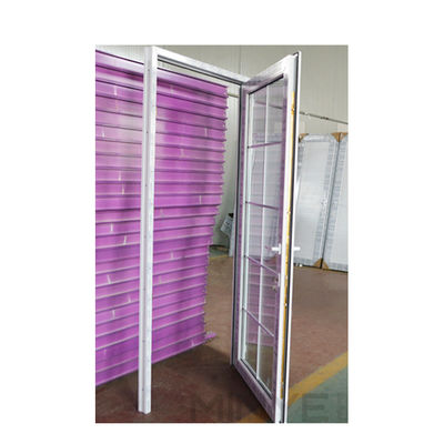 Duitse Hardware UPVC Louver Door Design zonder spoor voor buitenpositie en huis