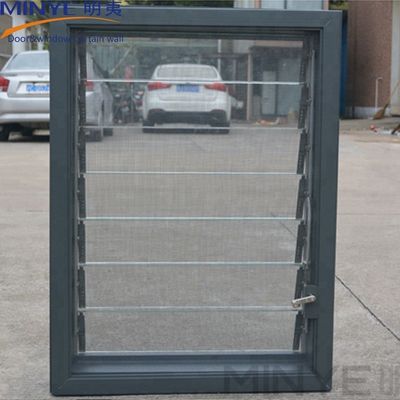Persoonlijke kleuren Frans ontwerp Automatische glazen ruiten Jalousie met Duitsland hardware