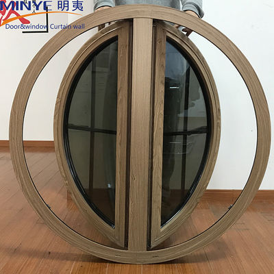 1.4 mm Profieldikte Steen gieten in Shanghai Halfrond Houten Casement Venster
