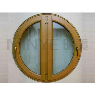 1.4 mm Profieldikte Steen gieten in Shanghai Halfrond Houten Casement Venster