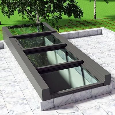 Chinese top aluminium dakraam glazen dakraam voor modern ontwerp in de Chinese markt