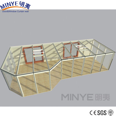 Verbeter je huis met Shanghai Minye's groen geharmoniseerde glazen wintertuin zonnebaden