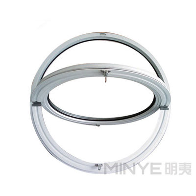 CE-standaard vensterframe halfcirkelvormig aluminium rond venster met hardware